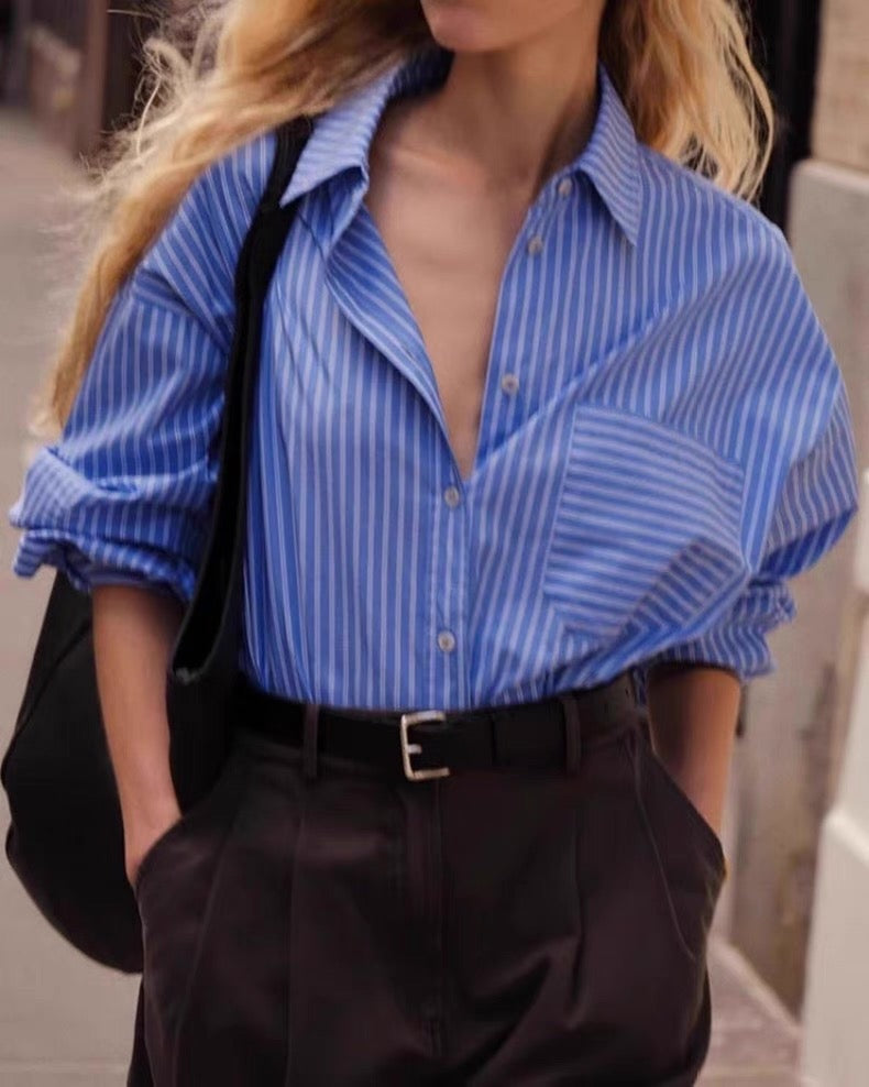 AA Aldea Oversized Cotton Button Down Shirt