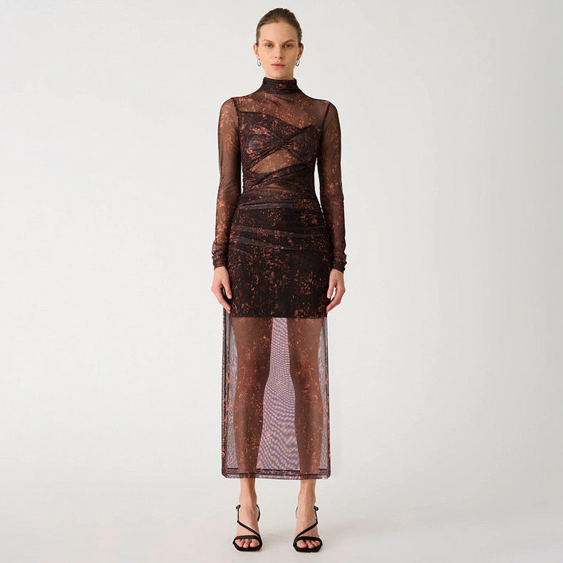 MS Madigral Mesh Midi Dress