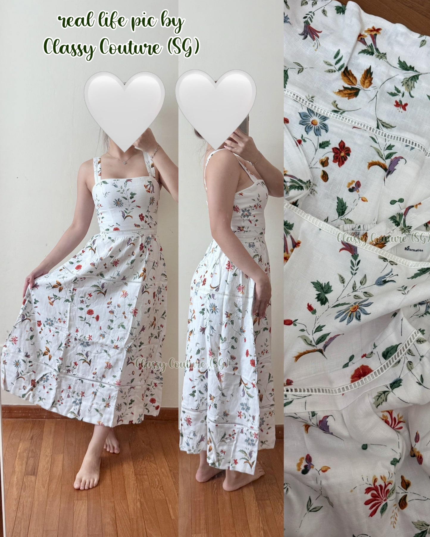 5 Colors! Ref Everett Linen Midi Dress