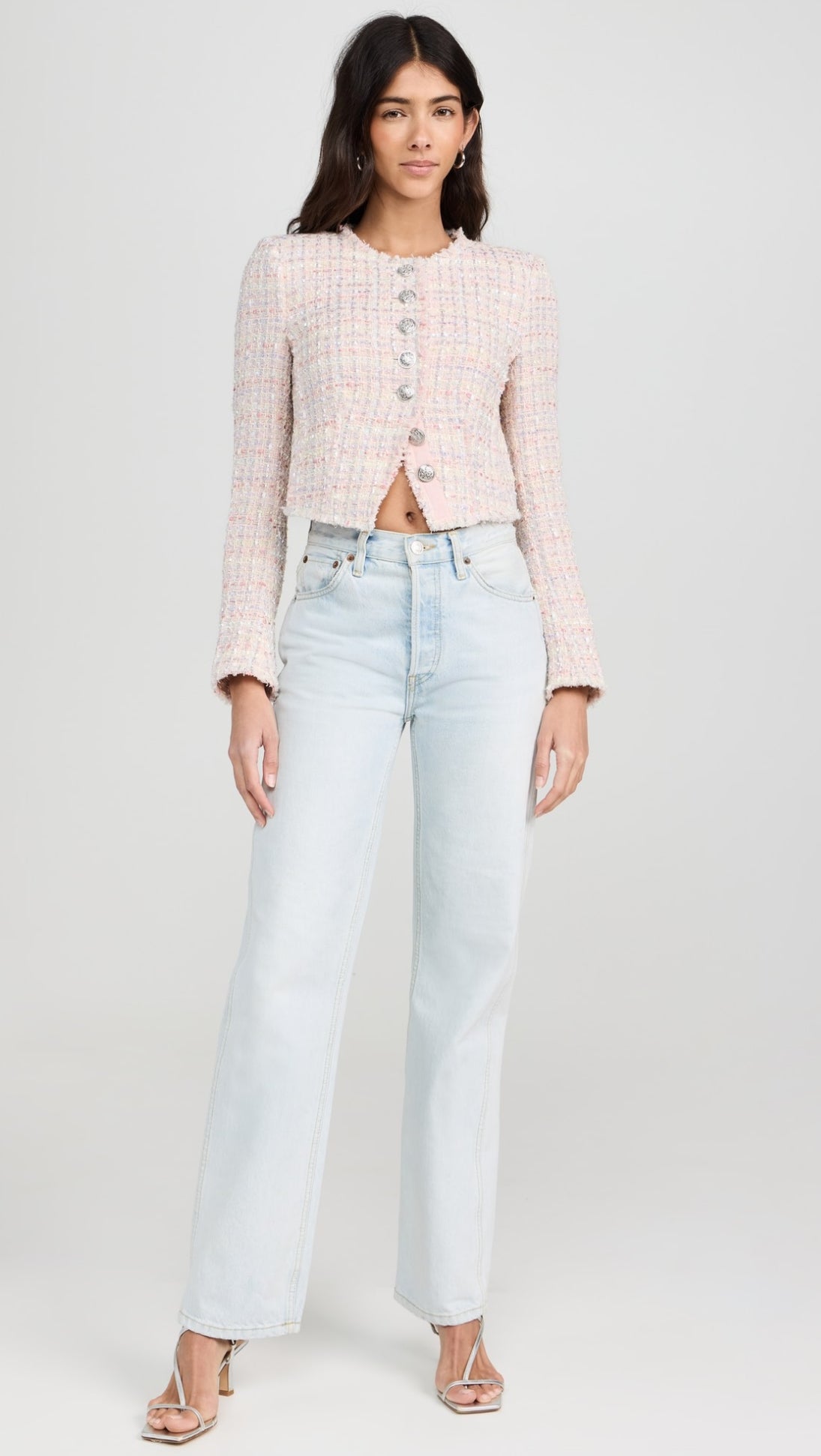 LSF Falima Tweed Cropped Jacket