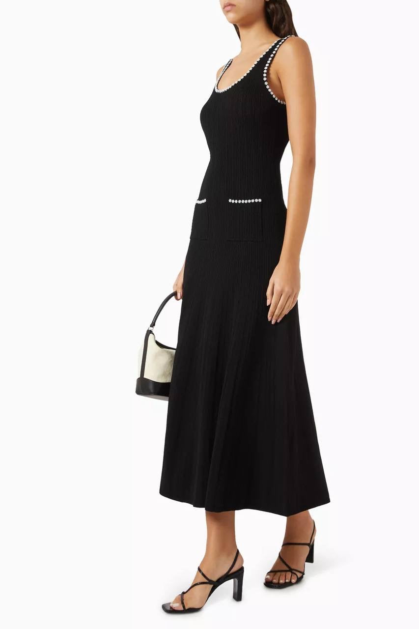 SD Manuella Beaded Midi Dress | Manuel Cropped Cardigan Top | Set