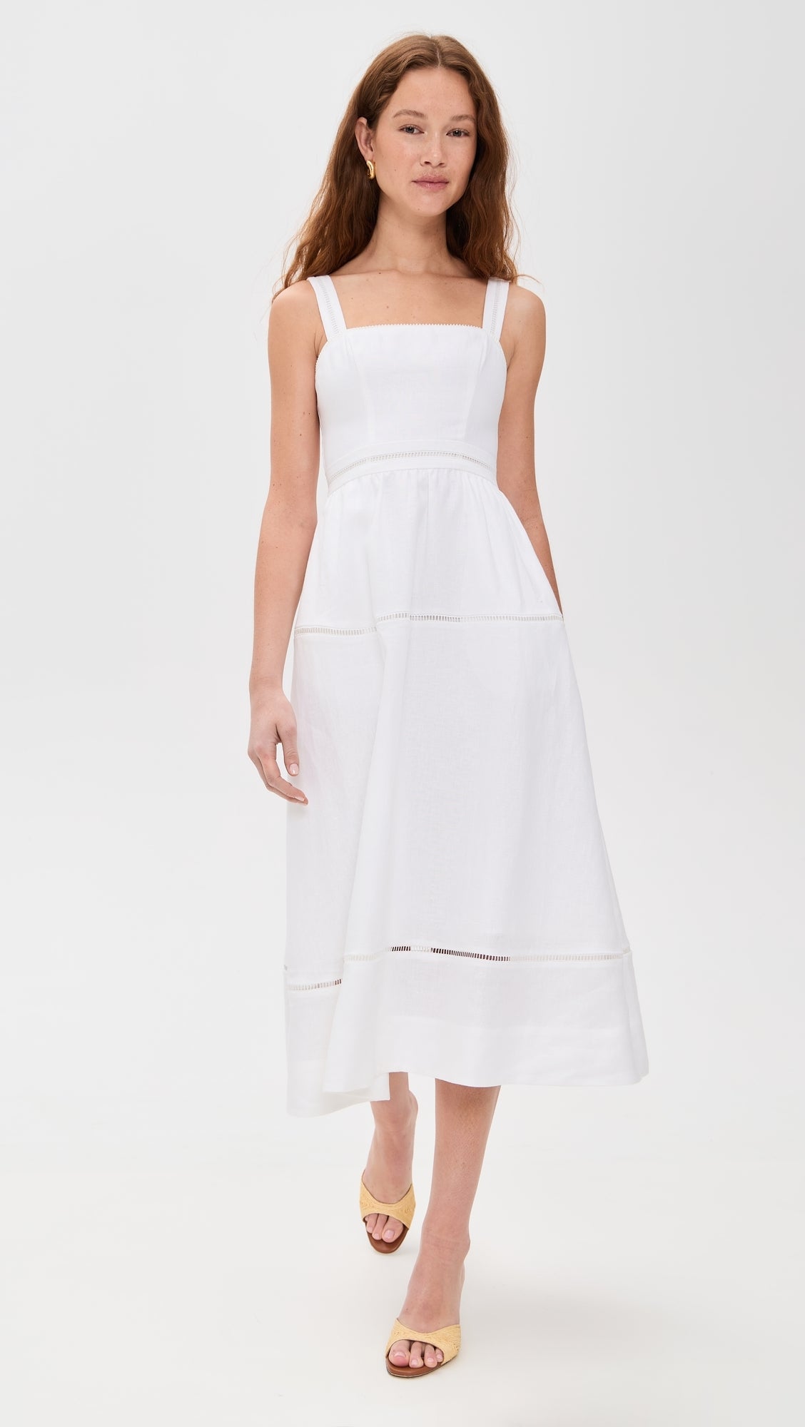Ref Everett Linen Midi Dress