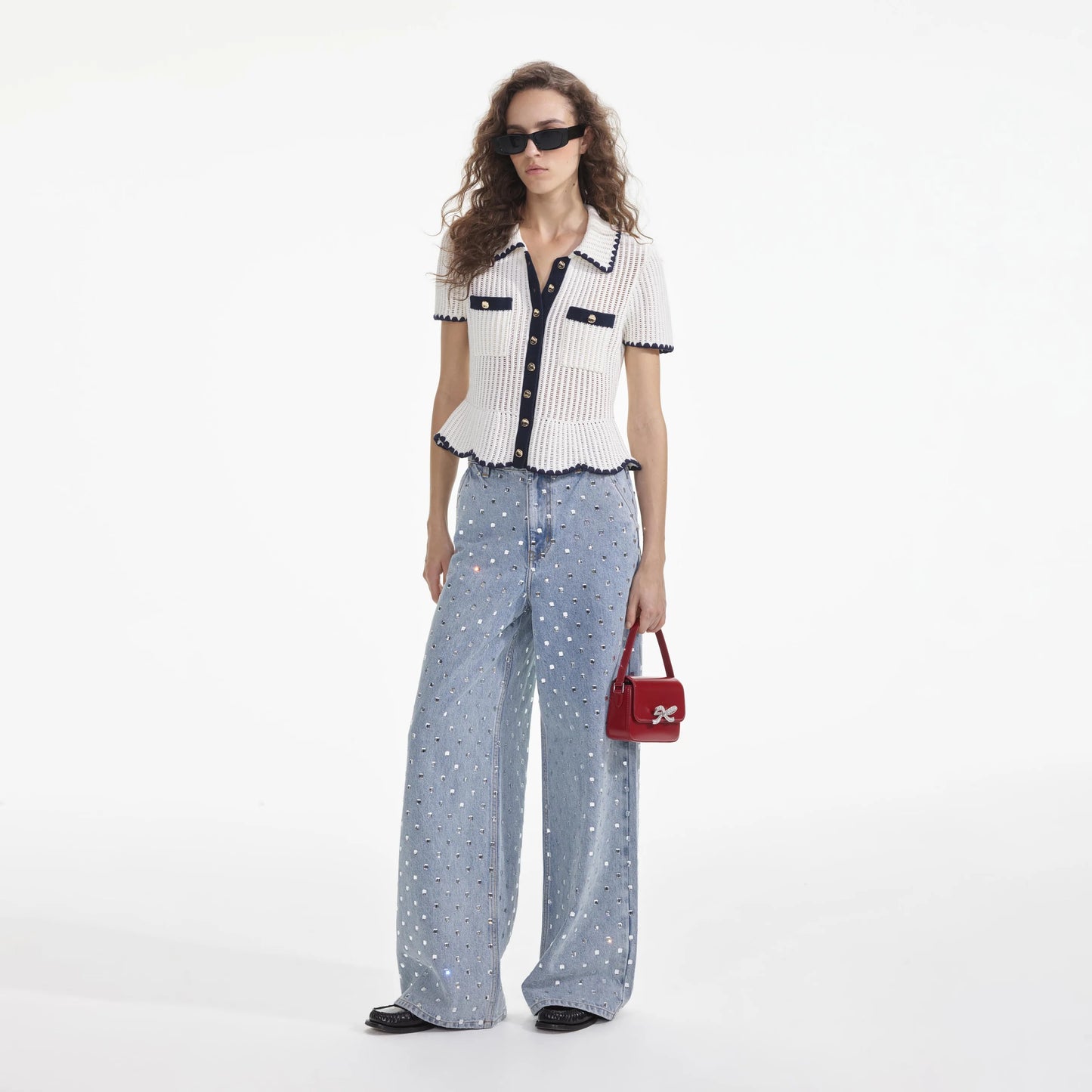 SP Cream Crochet Top