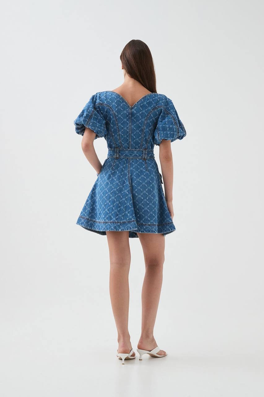 AJ Harper Denim Mini Dress