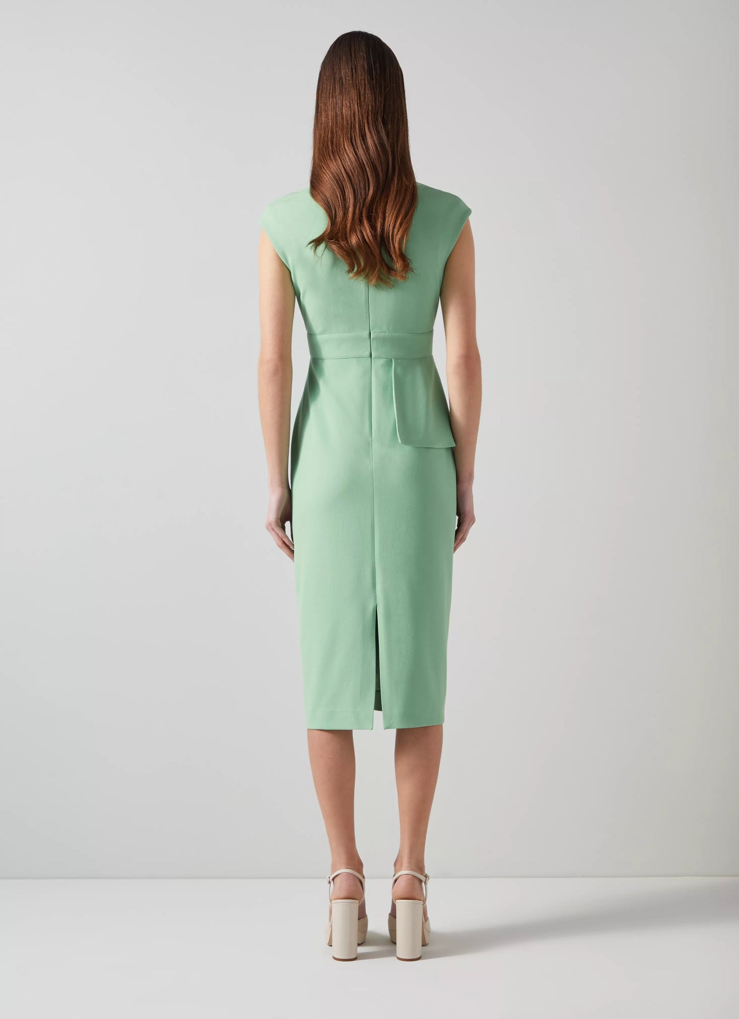 LKB Mia Viscose Midi Dress in Black | Green