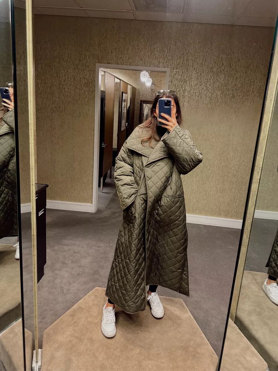 SALE! Tot Signature Quilted Long Coat