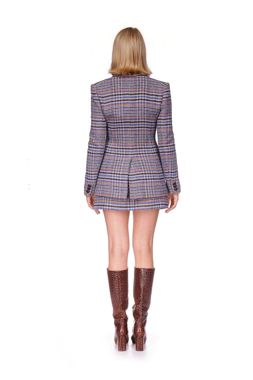 CC Ross Wool Blazer in Blue Sugar Almond
