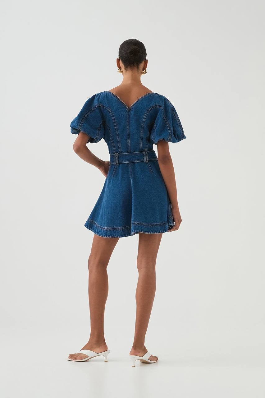 AJ Harper Denim Mini Dress
