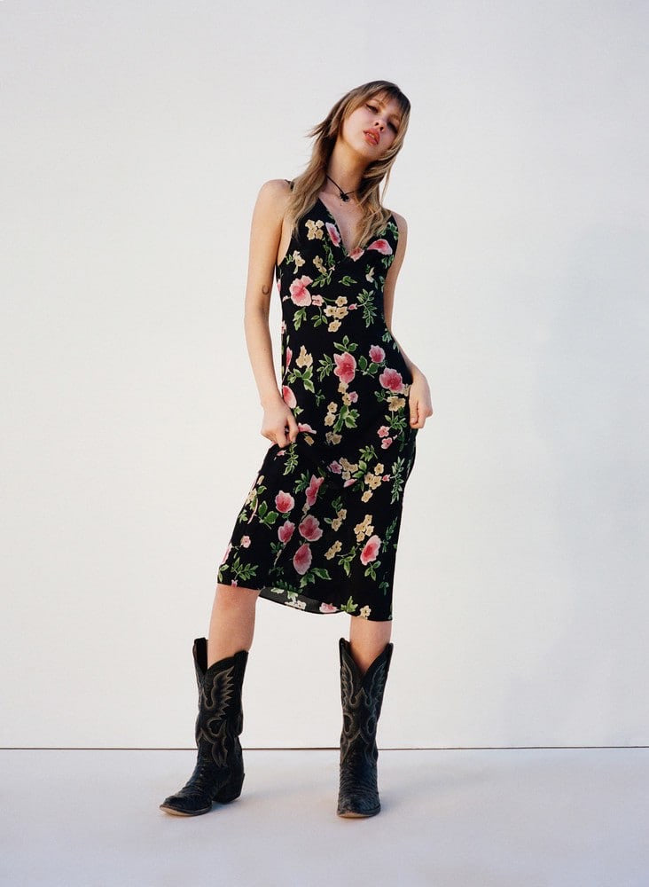 RP Stephanie Silk Midi Dress