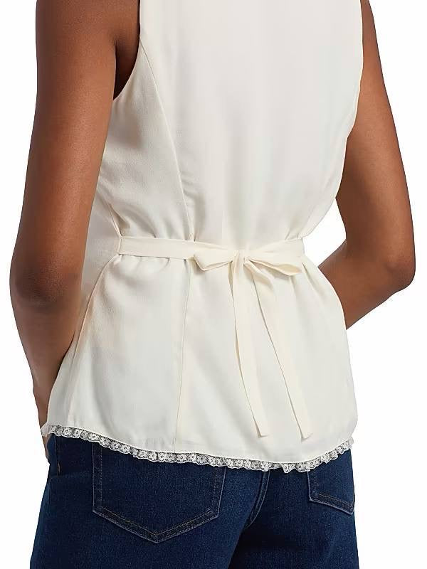 Ref Skylar Viscose-Blend Vest Top
