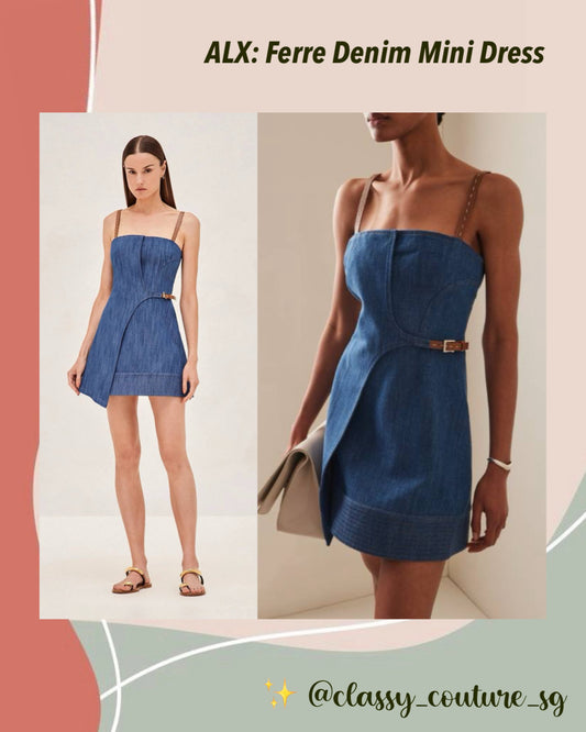 FEW! ALX Ferre Denim Mini Dress
