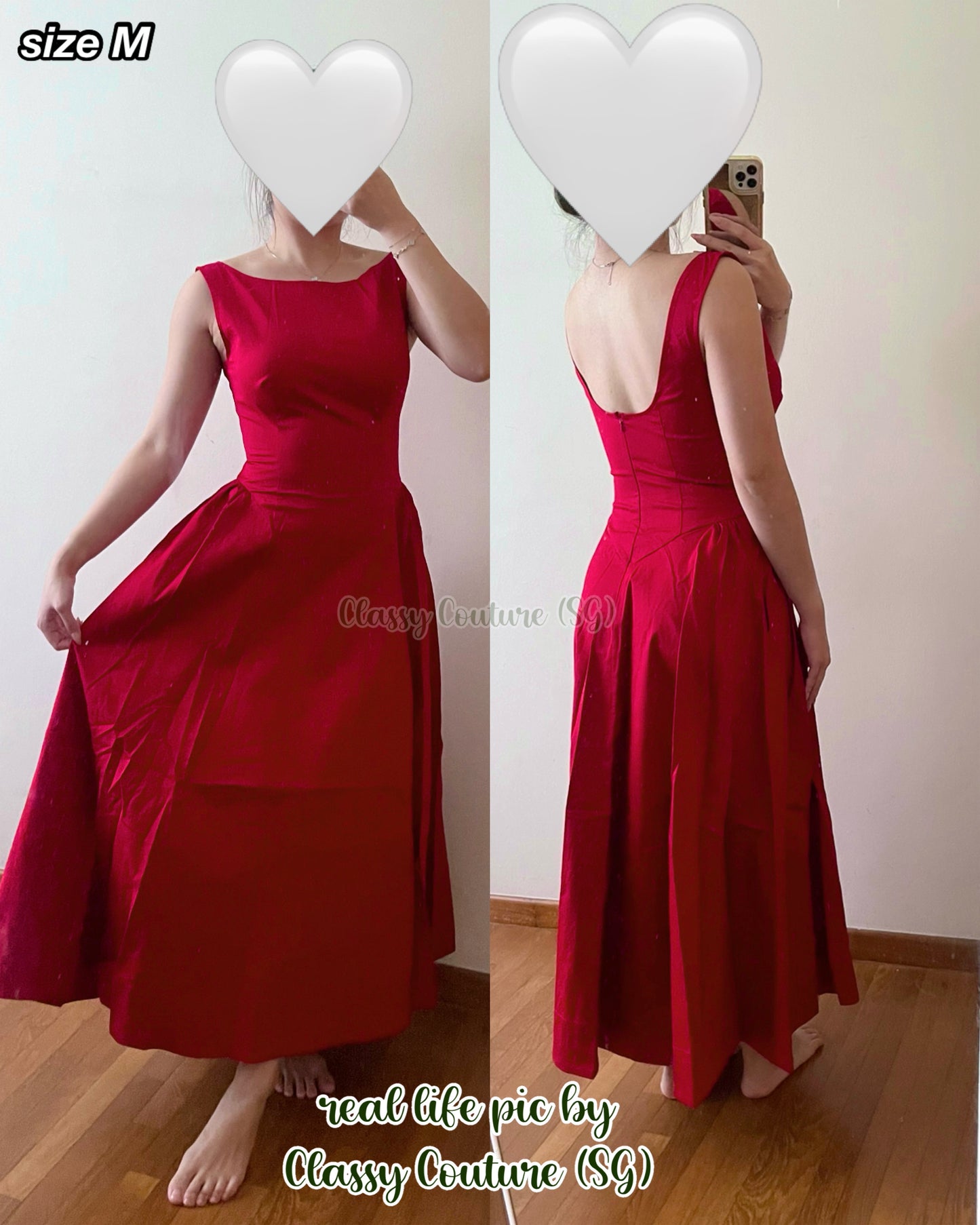 Restock! HS Stretch-Cotton Sateen Midi Dress