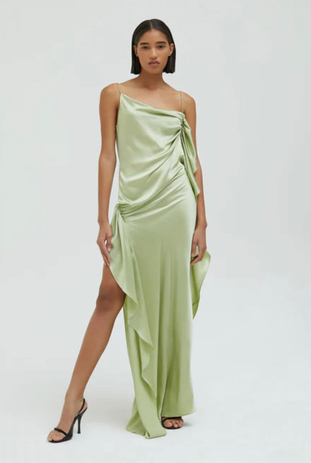 CE Cusco Silk Drape Cami Maxi Dress