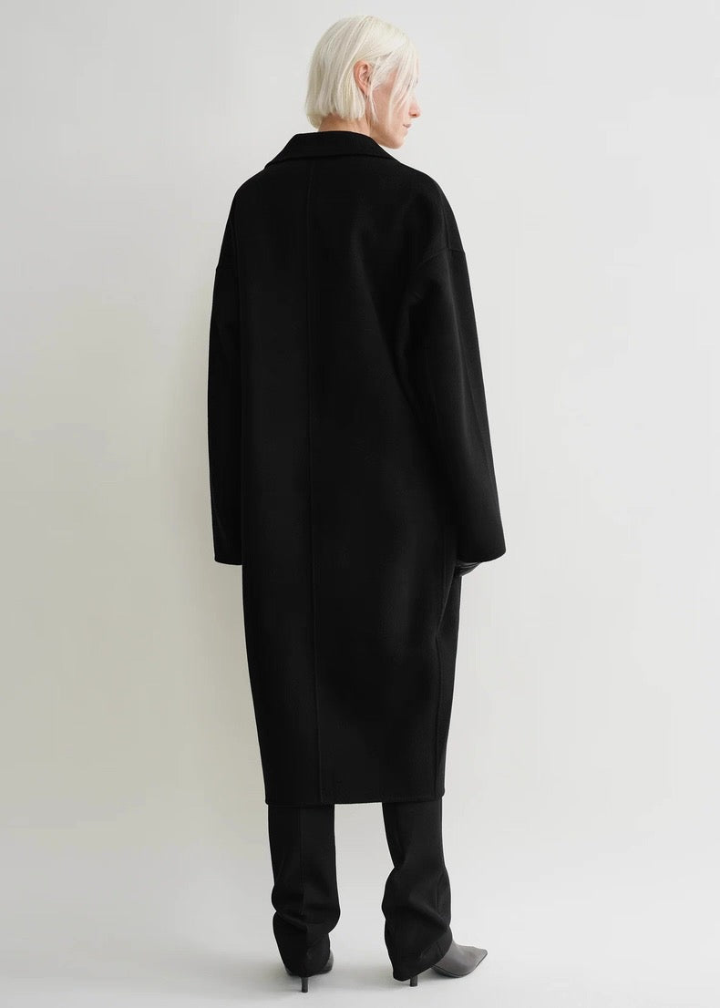 Tot Double Wool Cocoon Coat