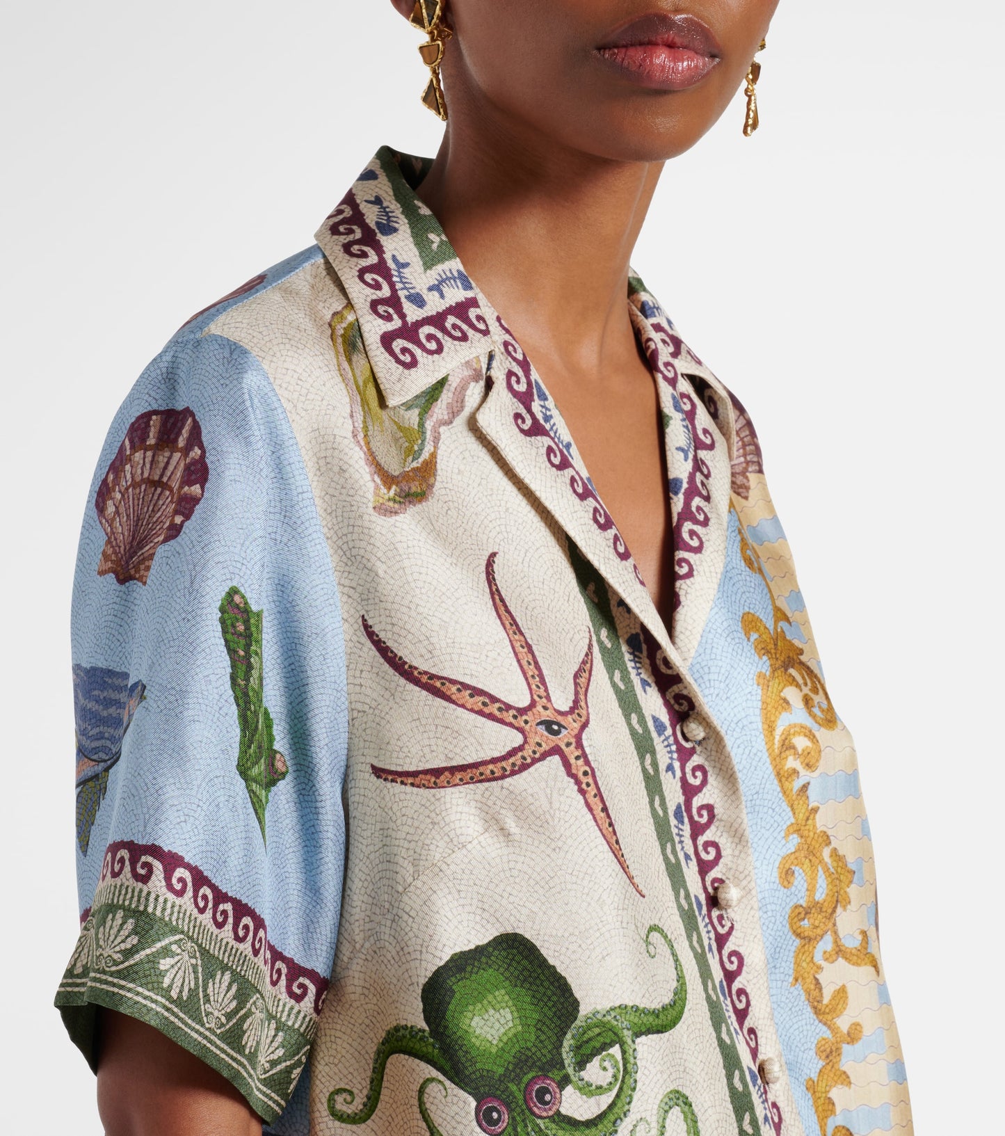 ALM Bath House Silk Shirt | Pants | Set