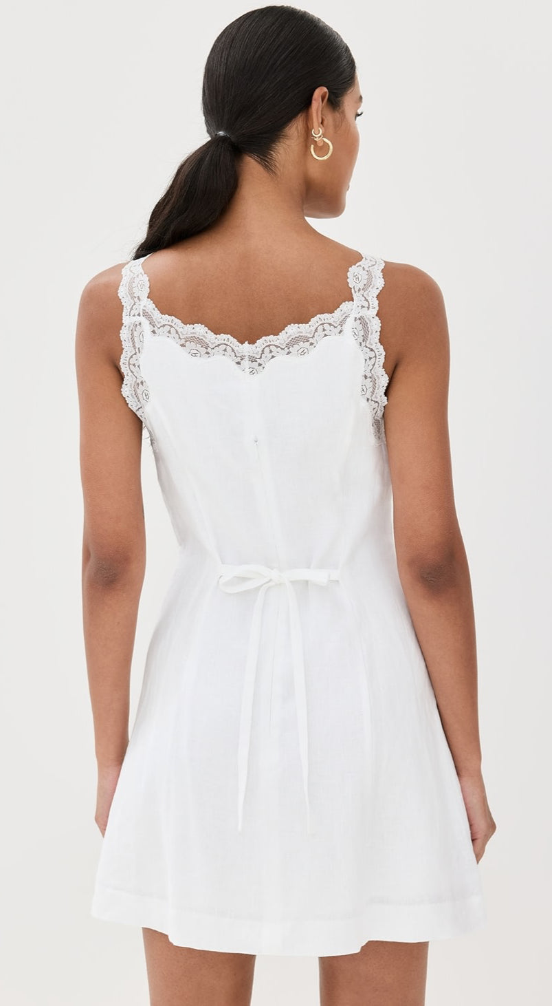 Back! Ref Kaya Linen Mini Dress