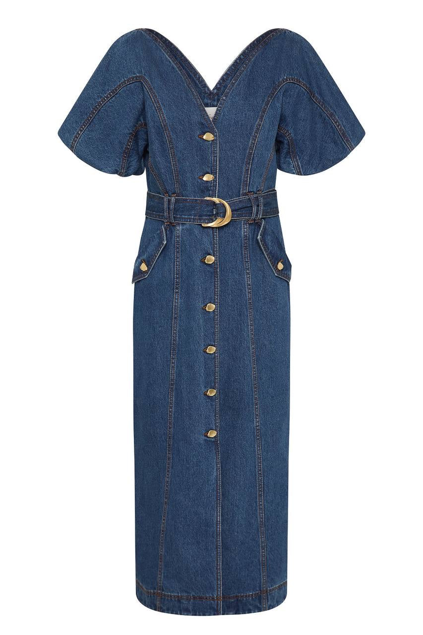 AJ Juno Denim Midi Dress | Harper Denim Midi Dress