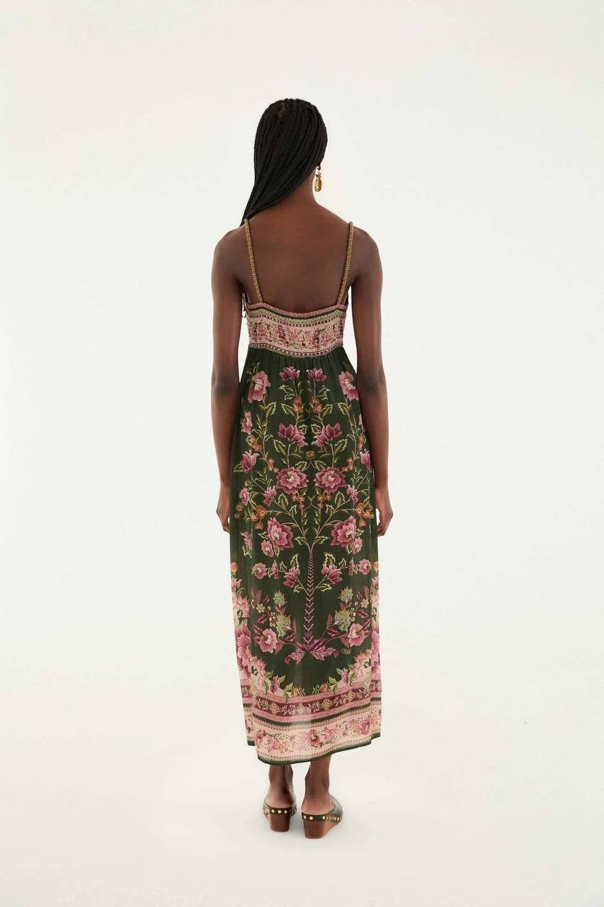 FR Flowering Garden Viscose Midi Dress