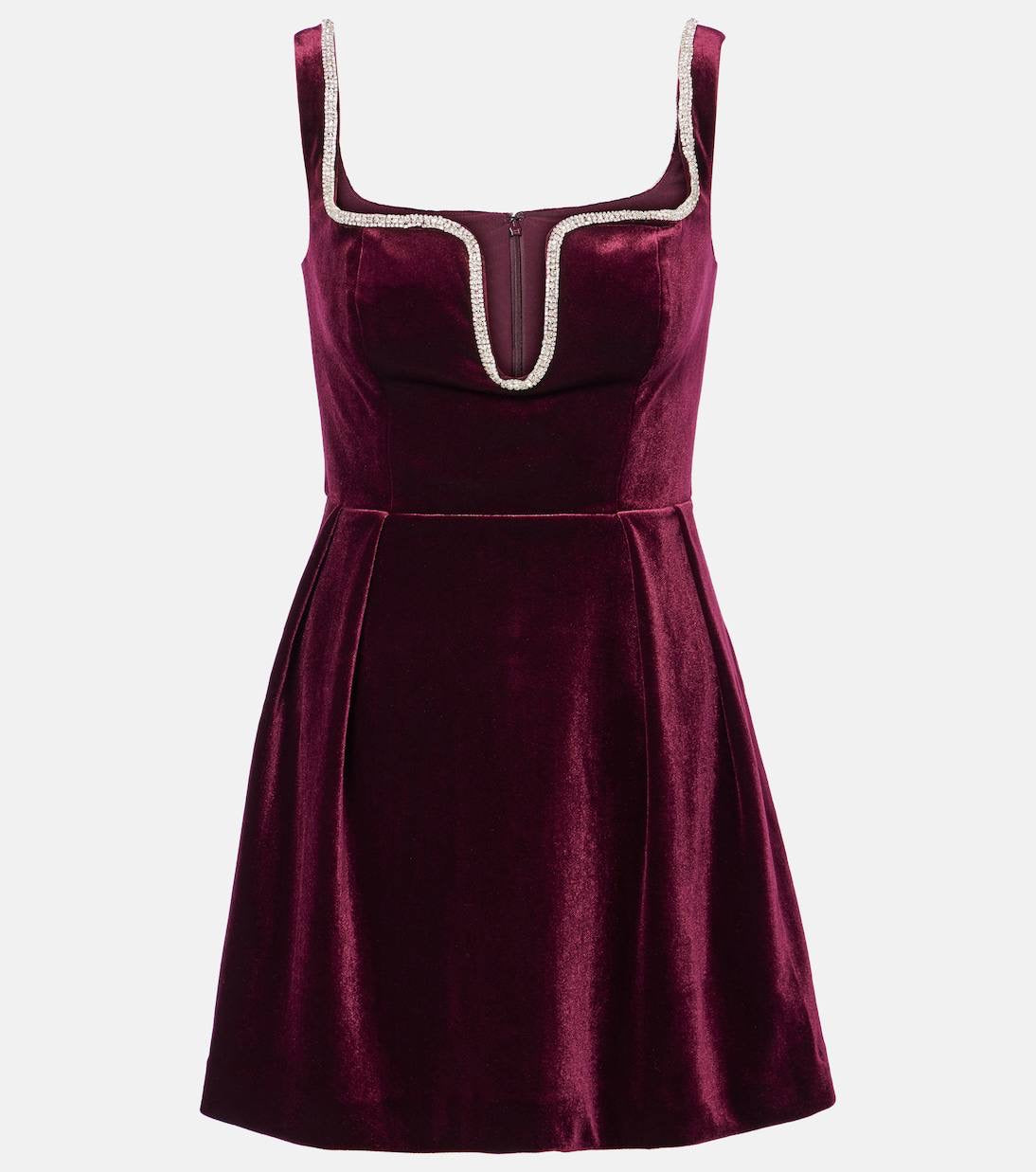 SP Red Velvet Mini Dress
