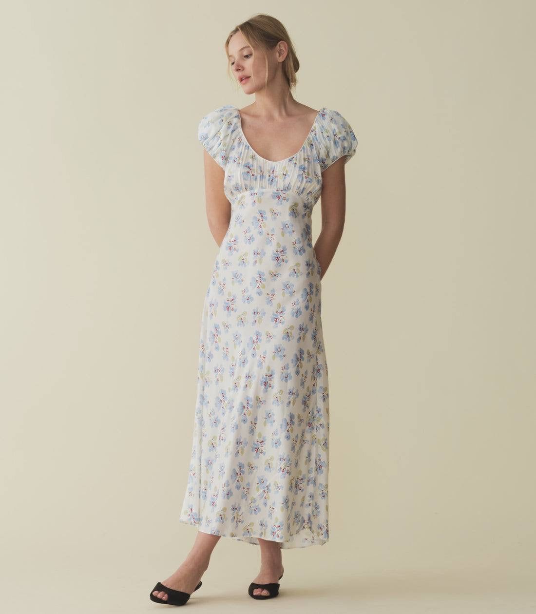 DN Florencia Silk-Viscose Midi Dress