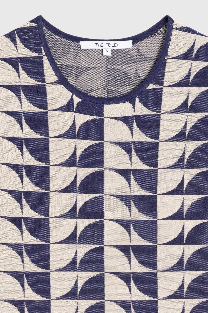 TF Sydney Viscose-Blend Jacquard Knit Dress
