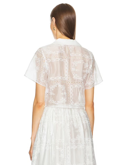 RESTOCKED! HS Handkerchief Camp Shirt | Midi Skirt | Set
