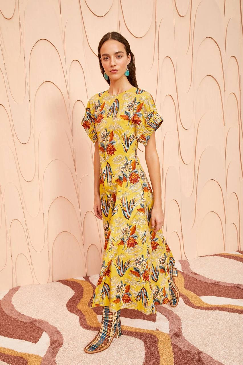 UJ Devon Cotton Poplin Midi Dress