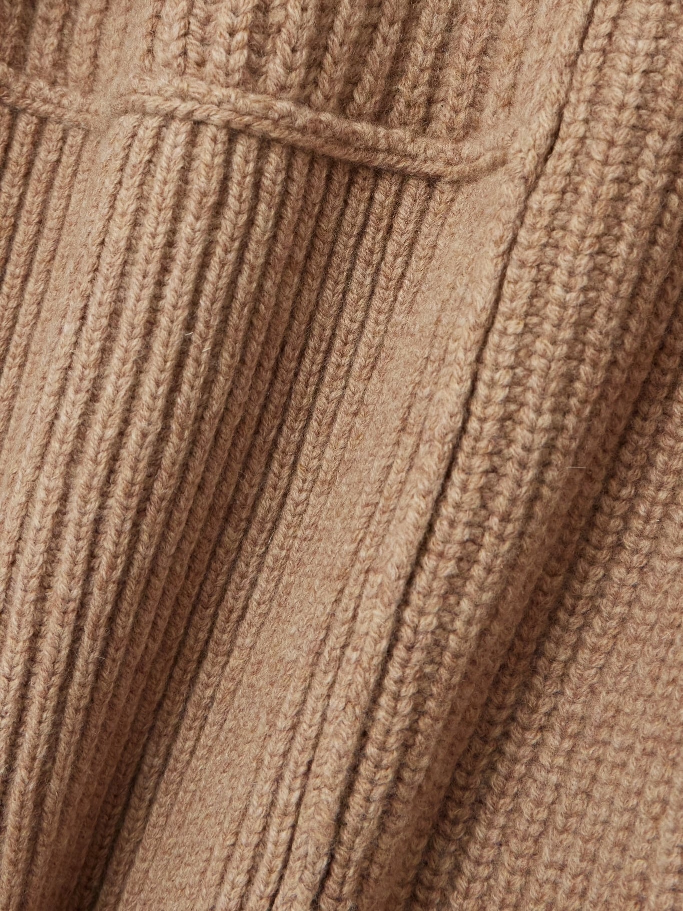 Tot Panelled Ribbed Wool Sweater Pullover