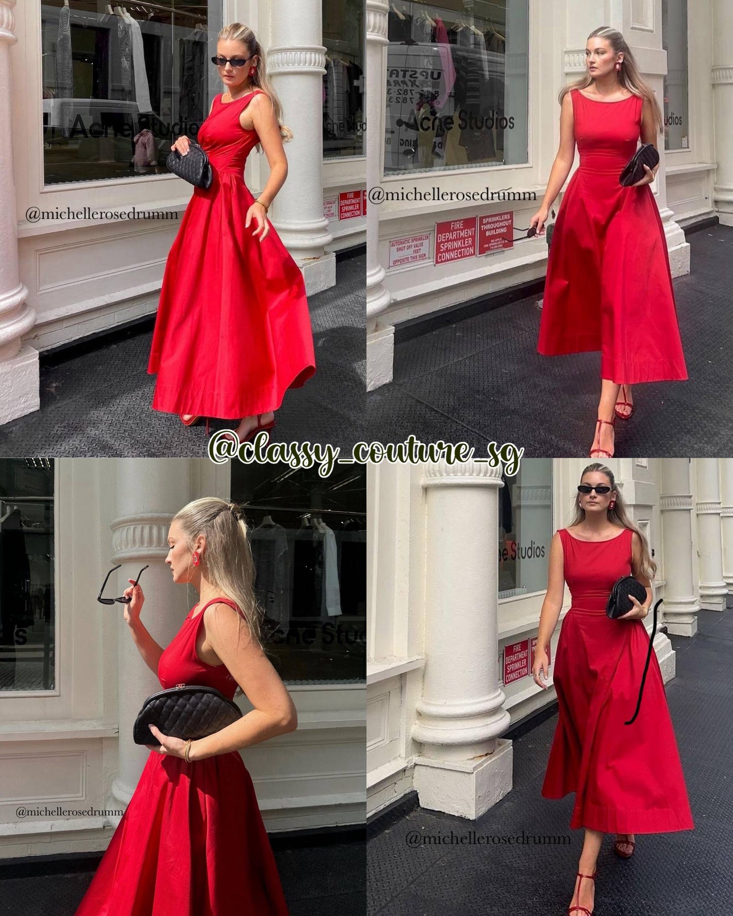 Restock! HS Stretch-Cotton Sateen Midi Dress