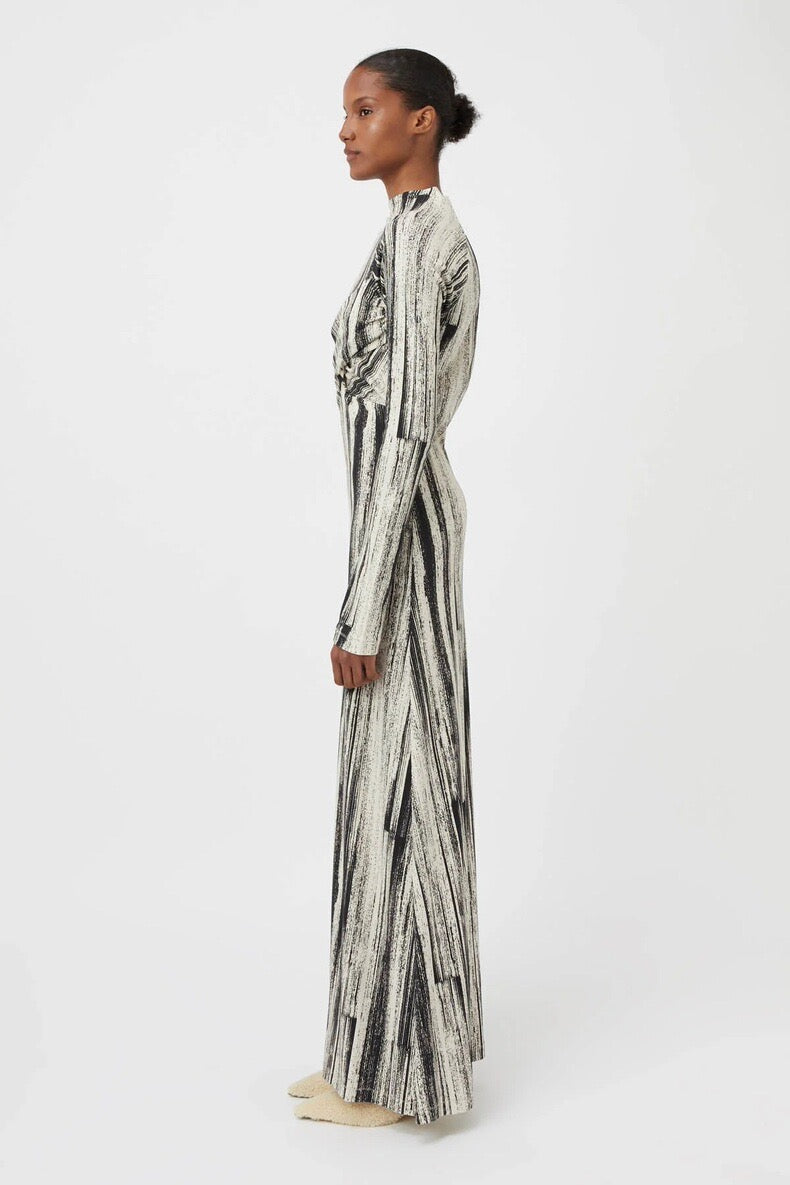CM Arch Long Sleeve Cotton Maxi Dress