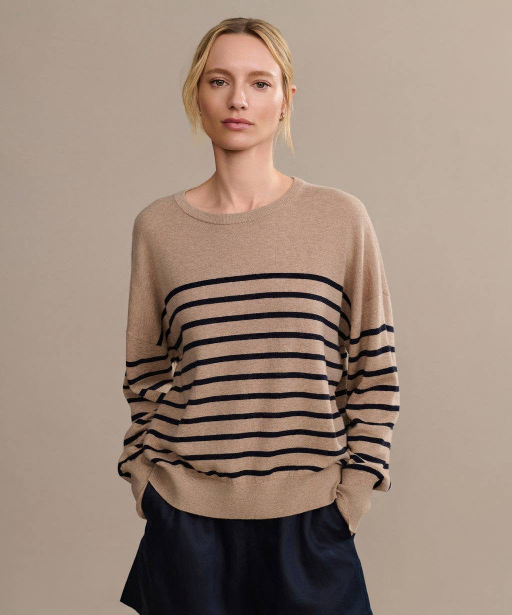 JK Avery Crewneck Pullover Sweater