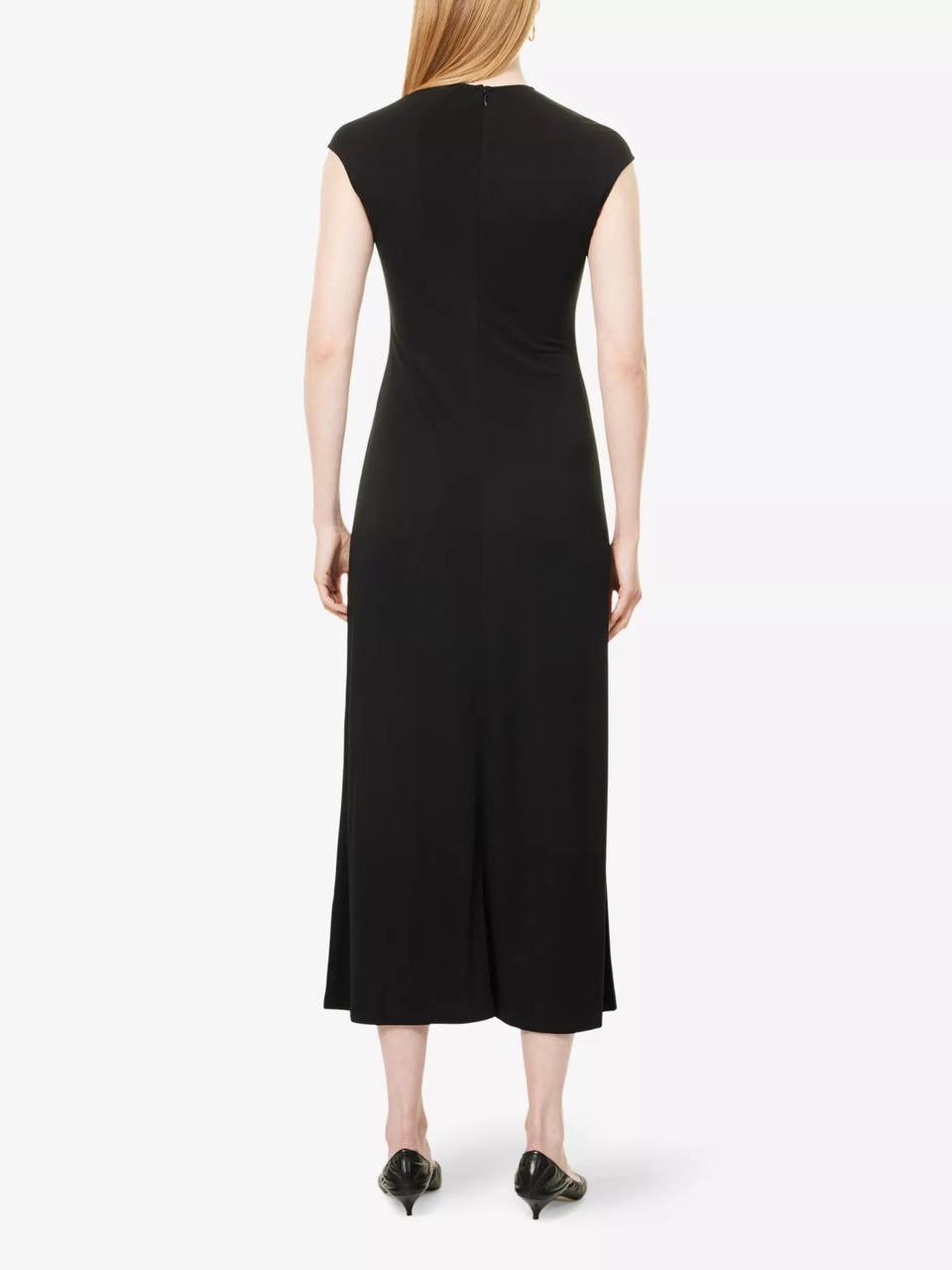 Tot Everyday Round Neck Jersey Midi Maxi Dress