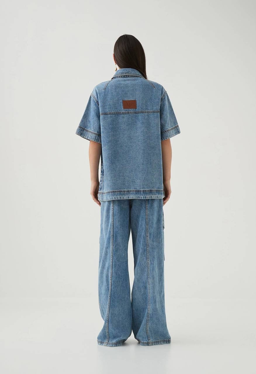 AJ Juno Denim Cargo Jeans