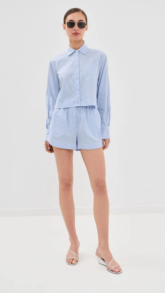 SIM Vivvy Bustier Top | Renata Cropped Shirt | Sarah Shorts | Cotton Set
