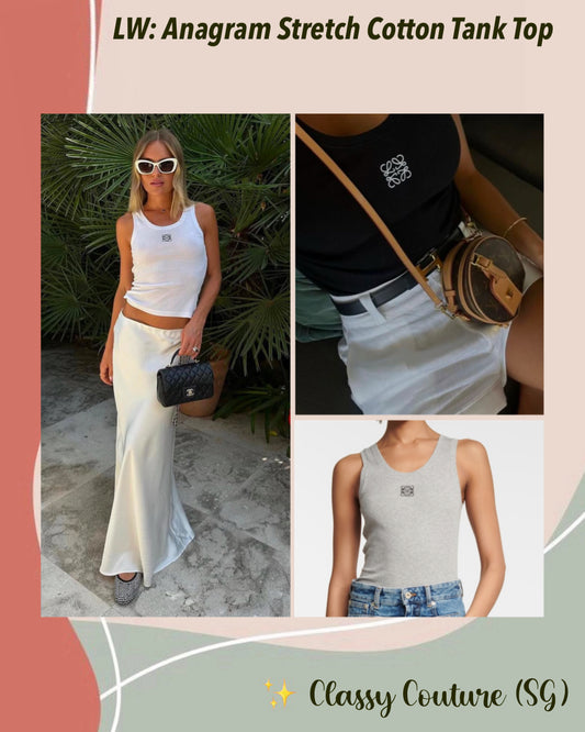 LW Anagram Stretch Cotton Tank Top