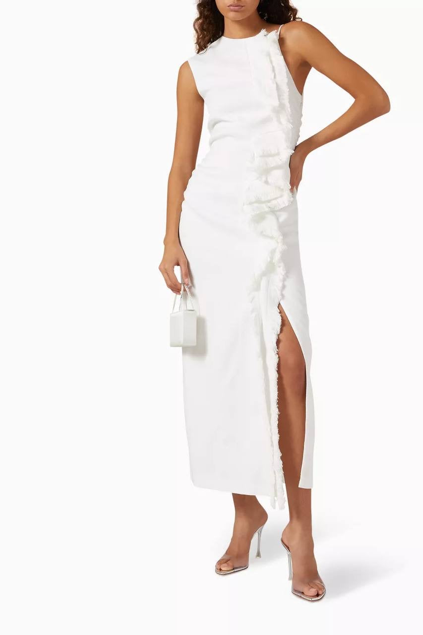 CLE Elijah Fringe Midi Maxi Dress