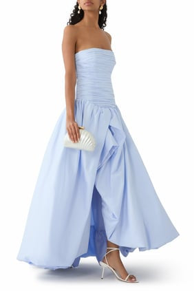 5 Colors! AJ Violette Bubble Hem Maxi Dress