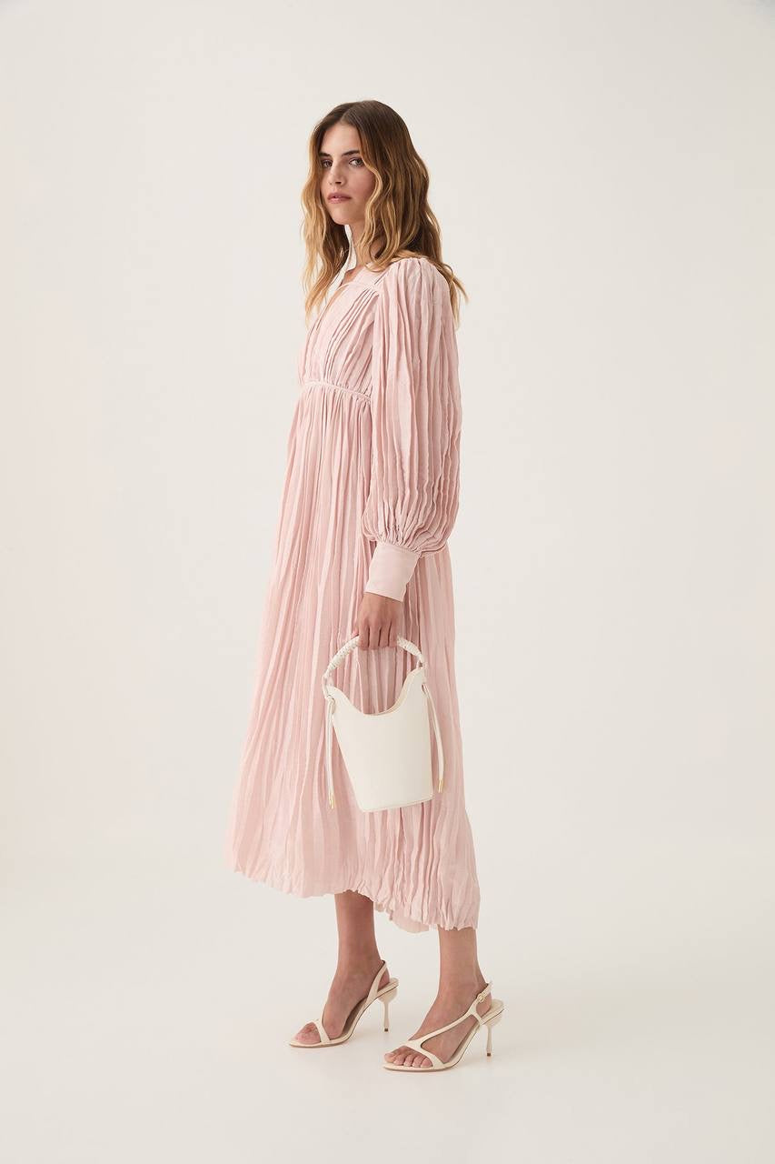AJ Catalyst Pleated Mini | Midi Dress