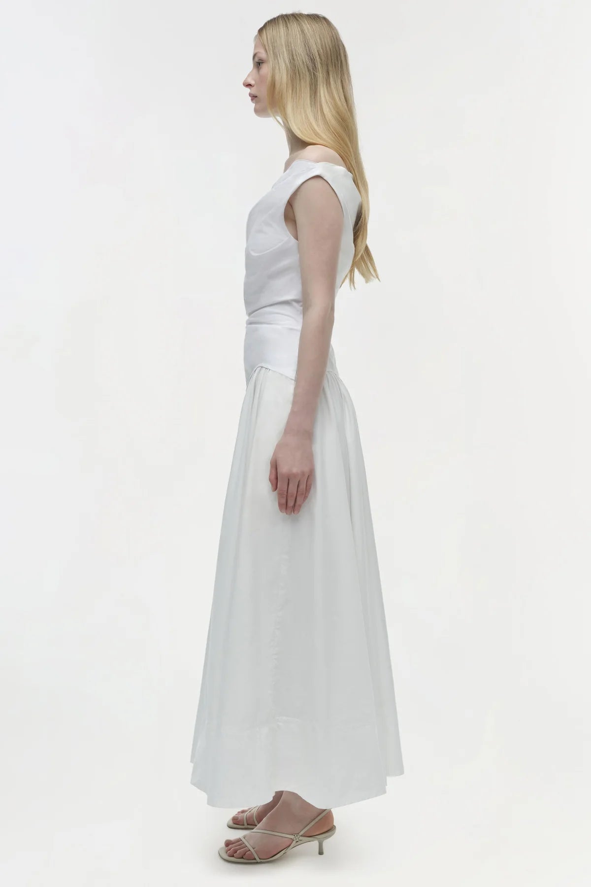 Restock! JS Cersei Off Shoulder Cotton-Blend Midi Maxi Dress