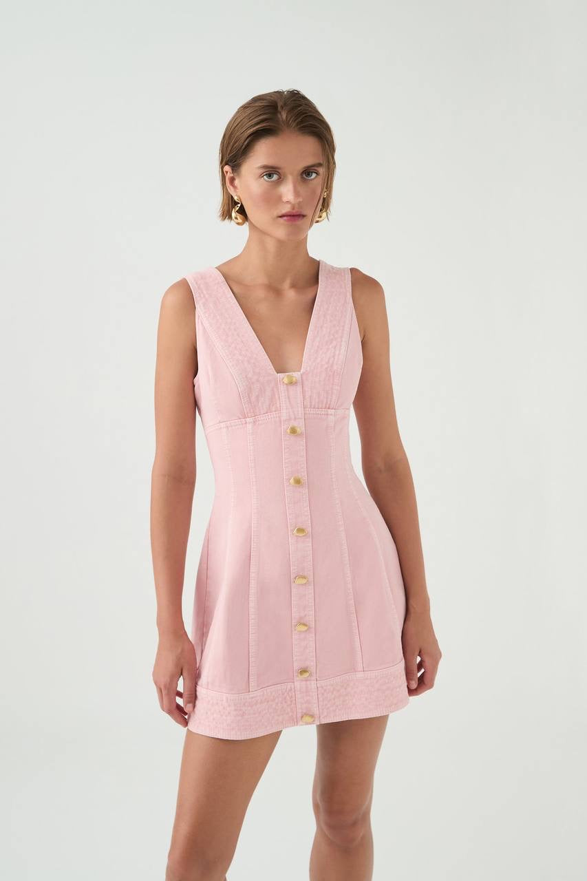 AJ Ayden Denim Mini Dress | Coast Denim Mini Dress