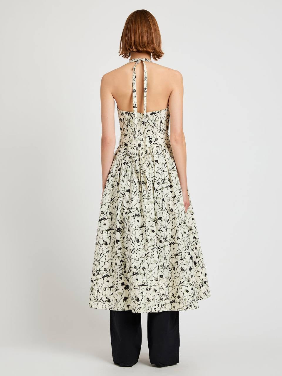 PS Ellison Halter Cotton Midi Dress