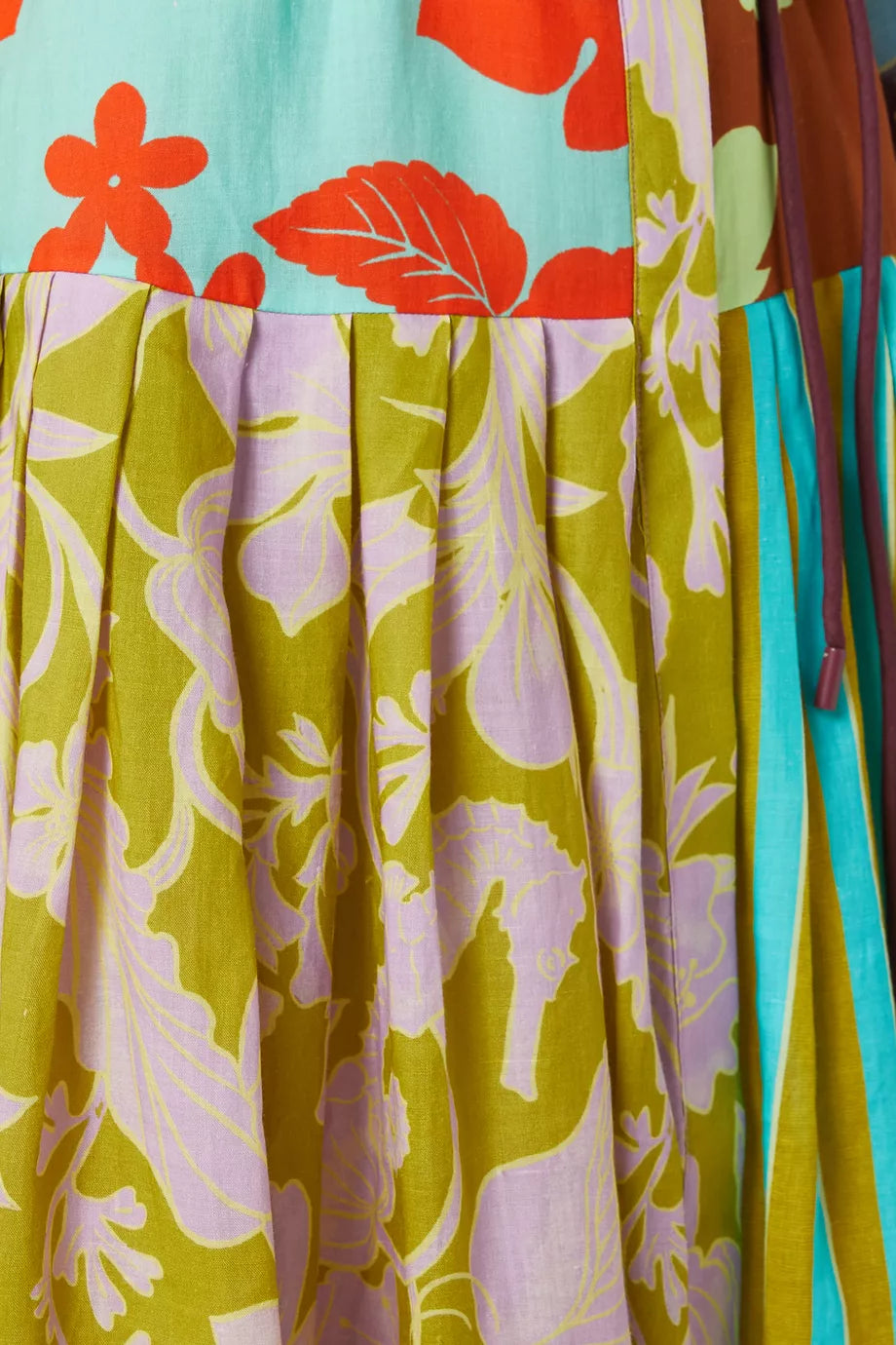 ALM Poppy Spliced Midi Dress Shirtdress