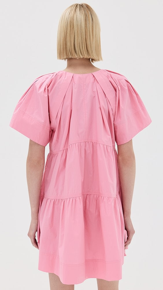 ALC Camila Cotton Tiered Mini Dress
