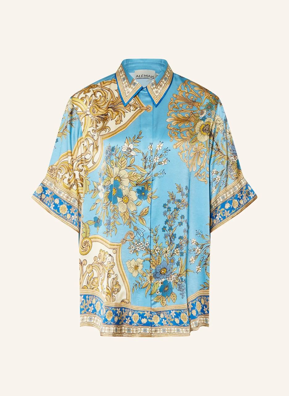 ALM Cassie Printed Silk Shirt | Pants | Set