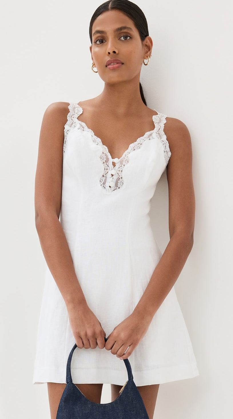 Back! Ref Kaya Linen Mini Dress