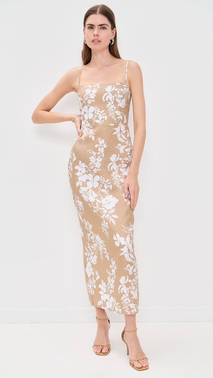 3 Colors! Ref Frankie Linen Midi Maxi Dress