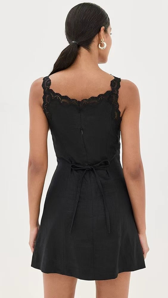 Back! Ref Kaya Linen Mini Dress