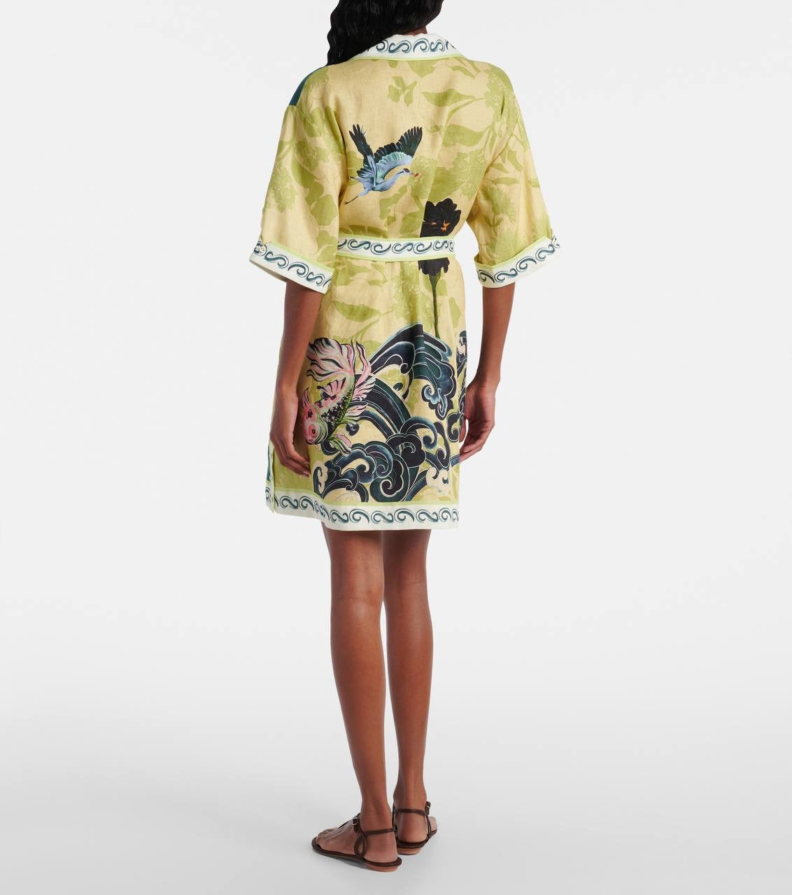 ALM Rochester Linen Mini Dress Shirtdress