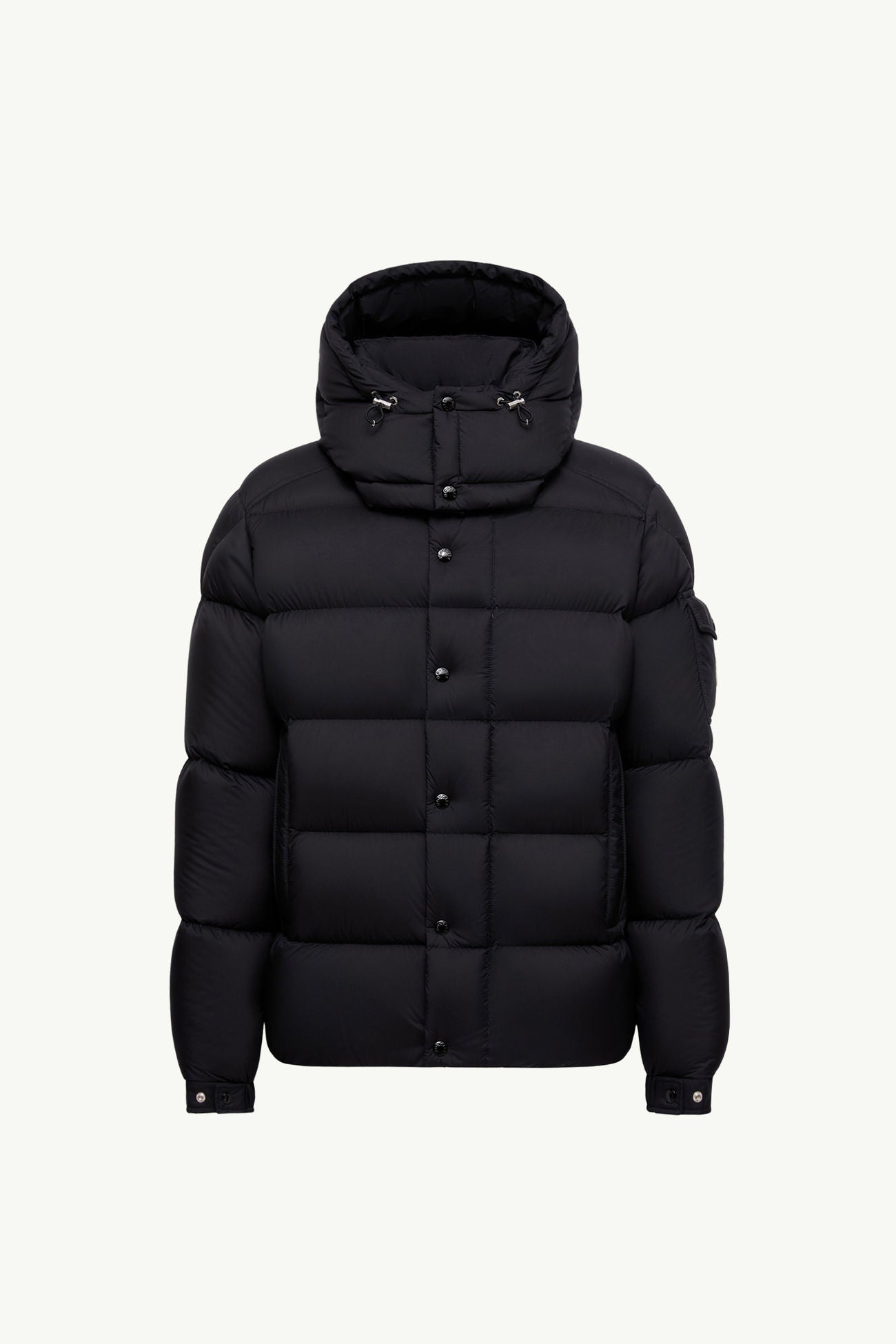 MC Men’s Maya 70 Hooded Short Down Jacket in Matte Black