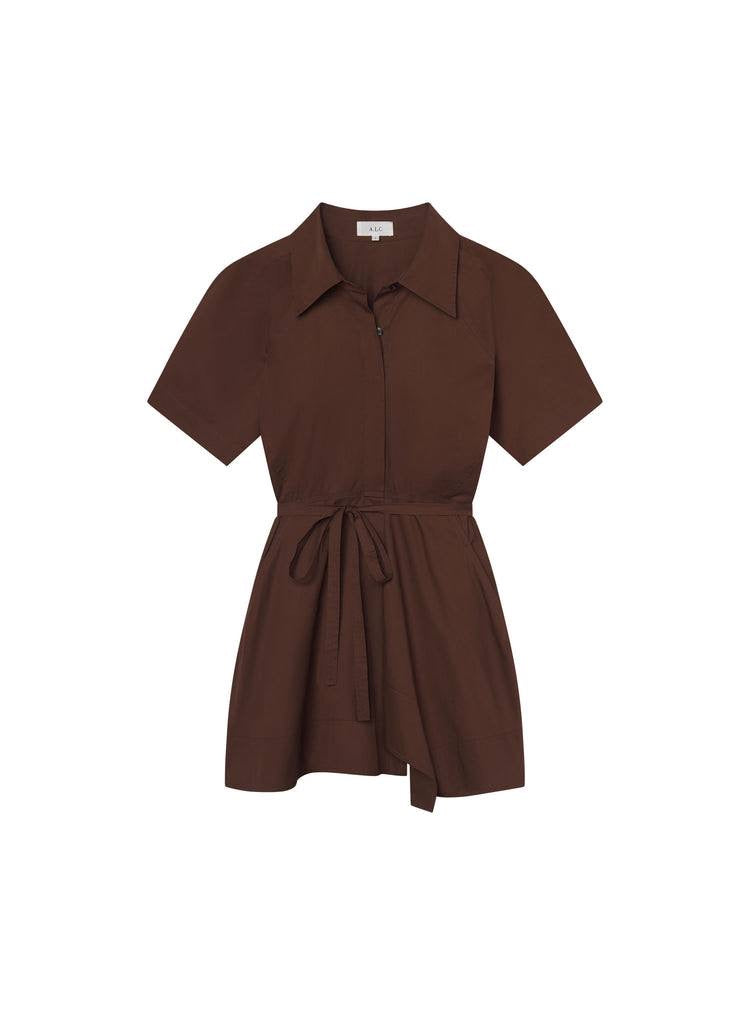 ALC Julie Cotton Mini Shirtdress